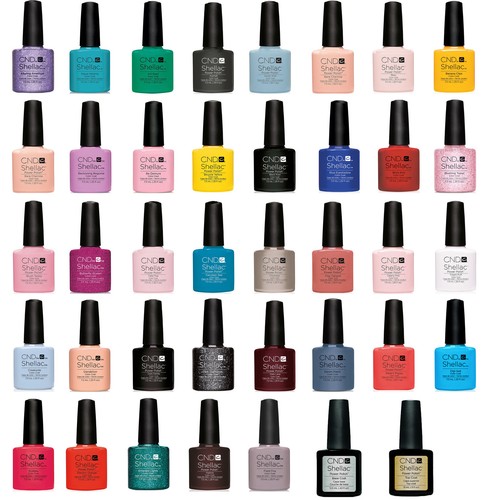 Cnd shellac gel polish - uv,